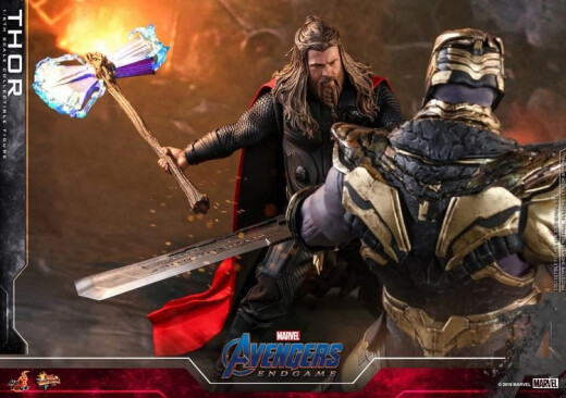Youguan Hototoys HT 1/6 MMS557 Avengers 4 Fat Thor Thor Fat Thor 8.0 Modelo Doll Spot New Spot Directo Envío