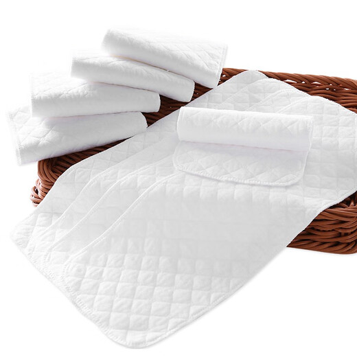 
Plaid bear baby diapers in spring and summer breathable water-absorbing diapers washable urine pads baby diapers cloth summer newborn meson cloth 10 pieces (nine layers thickened) 46cmX17cm