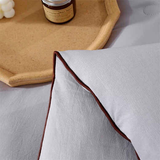 Arctic velvet quilt winter quilt core soy fiber quilt core thickened to keep warm spring and autumn quilt double quilt dormitory single four seasons cotton linen soy quilt - gray 200*230cm (thick winter quilt about 10 Jin [Jin equals 0.5 kg])