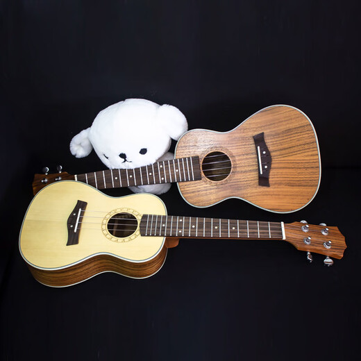 Sechs beautiful ukulele erwachsene Kinder Anfänger Ukulele Voller Schaufel 21/23-Zoll-Klavier mit vier Saiten mit vier Saiten 23-Zoll-Braun