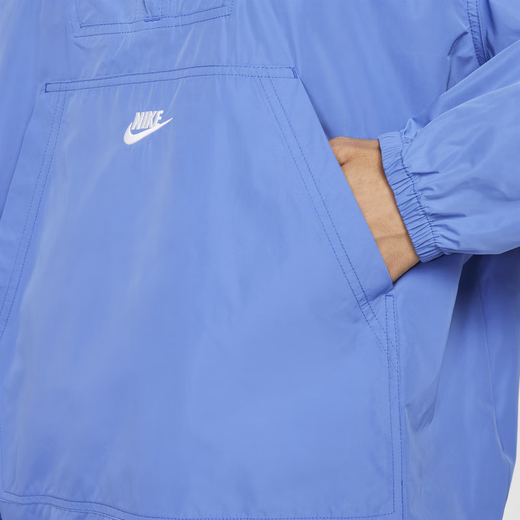 Nike (Nike) Top Sports tissés lâches pour hommes broderie empilée Futura Futura Light Fn3893 010 Black / White L