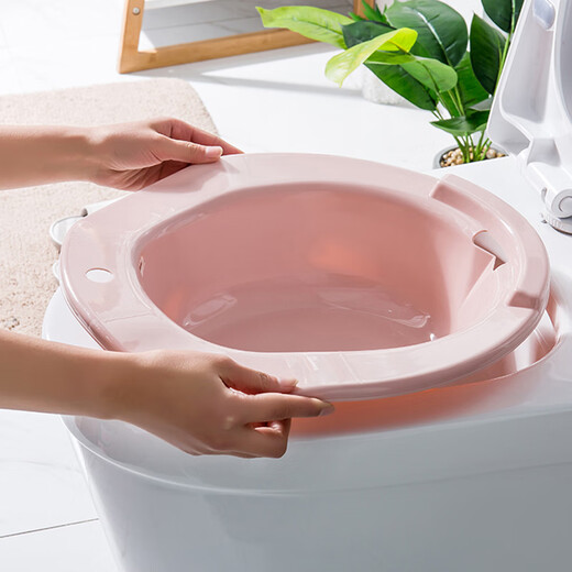 Nierxin postpartum woman's butt wash basin, bidet for women, squatting-free toilet, bidet for the elderly, pregnant women, bathing and rinsing buttocks, light blue