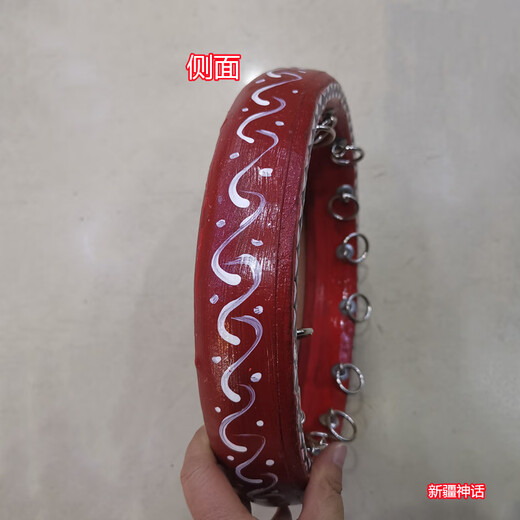 三重吕新疆牛皮手鼓民族拍打乐器手工制作舞蹈演出道具 20厘米款1 下单5天左右发货