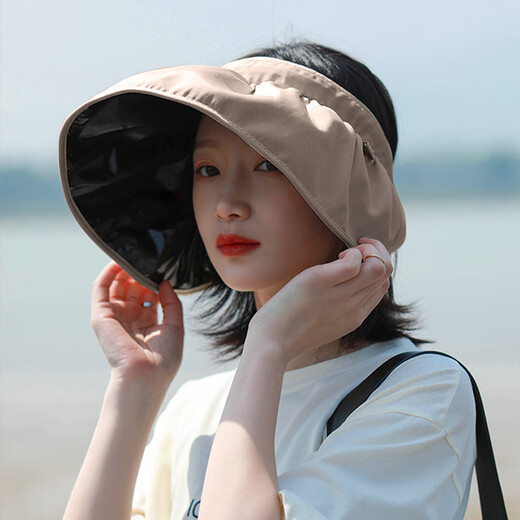 Nanjiren (Nanjiren) outdoor summer sun hat women's sun hat men's mountaineering hat sun hat anti-UV vinyl shell hat empty top hat