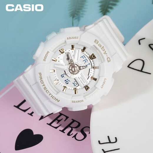 CASIO watch female BABY-G trendy night running sports student electronic watch Valentine's Day gift BA-110XGA-7A1