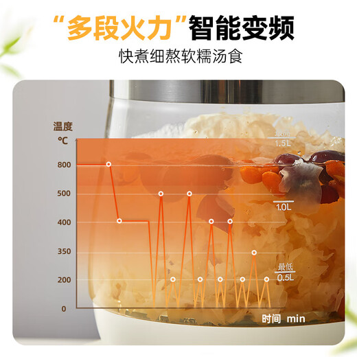 Bear Health Pot Tea Maker Kettle Tea Maker 316 Stainless Steel Insulation Integrated Fully Automatic Constant Temperature Flower Tea Kettle Kettle Tea Maker Official Direct Sales With Egg Rack YSH-F15Z7 1.5L