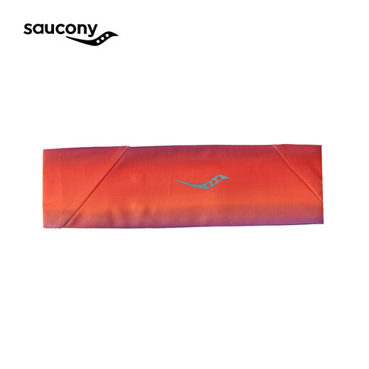 索康尼（SAUCONY）运动发带男头带止汗头巾女吸汗跑步篮球健身防导汗束护额头箍 紫红渐变色组