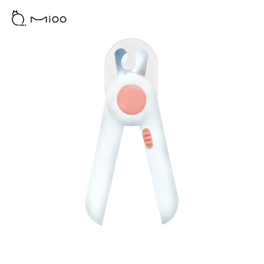 Mioo cat nail scissors, pet nail clippers, nail clippers, universal rabbit nail clipper for dogs and cats, LED pink, illuminates blood line, will not cut