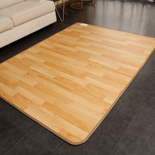 Korean Youshun South Korea imported carbon crystal floor heating mat electric carpet graphene heating heating floor mat Yoga ground heating bed kang mat atmospheric wood grain medium color (imported carbon crystal safety) 180*200cm (0-60 intelligent adjustment)