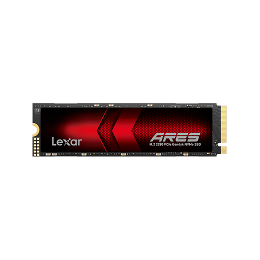 雷克沙（Lexar）4TB SSD固态硬盘 ARES 战神系列 M.2接口(NVMe协议) PCIe 4.0x4 读速7400MB/s TLC颗粒 游戏装机