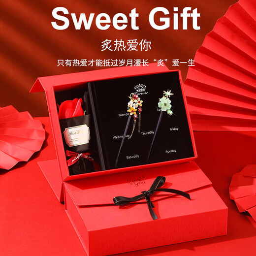 Enchanting cat ancient style hairpin headdress for women high-end 2025 new Chinese style wooden hairpin high-end ladies birthday gift practical for girls