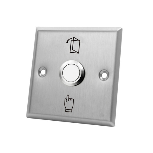 Panel de control de acceso impermeable al aire libre Panel de auto-resete botón de puerta de compra de la puerta de columna larga de la columna larga abertura de la puerta impermeable larga + caja inferior Z3519D2W Tamaño 90*3