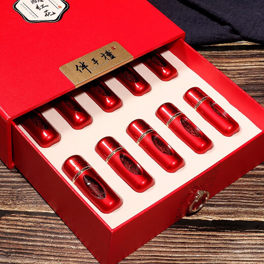 Beijing Tongrentang Auténtico azafrán, azafrán tibetano Zang, azafrán rojo iraní, empapado en agua y beber caja de regalo azafrán, azafrán rojo chino, caja de regalo de 15 g