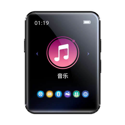 松曼 全面屏mp3随身听学生版蓝牙mp4超薄小型便携式mp5触摸屏听歌播放器看小说专用神器mp6学习听力 2英寸 按键款 /不能触屏【蓝牙版】 8G【已下好600本小说+歌曲+电影】