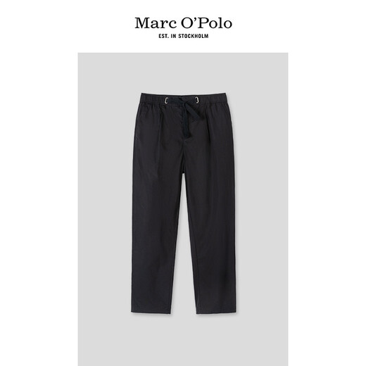 Marc O'Polo /MOP 春季新款系带收腰运动休闲裤直筒宽松裤子男 木色724 31 (170)