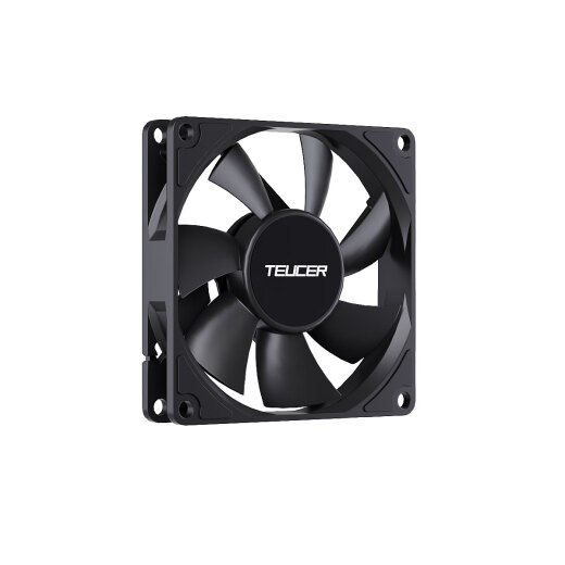 Zere Degrent 12CM Thin Fean 6CM 7CM 8CM 9CM Шасси тихий вентилятор Computer 6010/7015/8015/9015/12015 Ультра-тонкий охлаждающий вентилятор 8015 Без света вентилятора без света [маленькая 4PIN Smart Version]