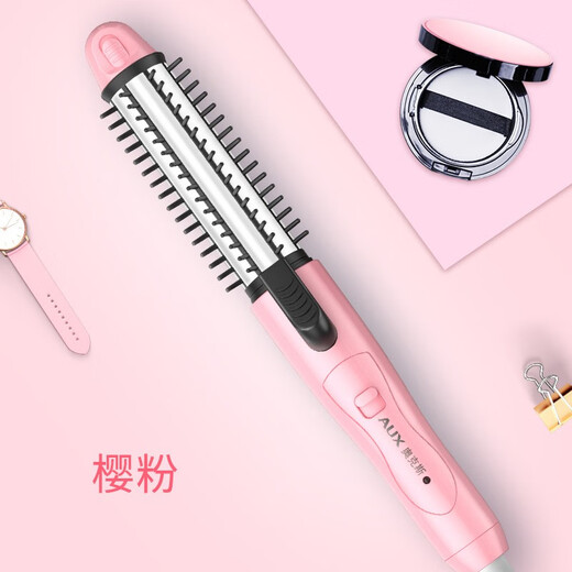 AUX curling wand, large curling and straightening, dual-purpose corn perm, straightening splint, lazy mini hair straightener, inner buckle short hair artifact, Sakura powder (three-in-one multi-function) AUX curling wand, large curling and straightening, dual-purpose corn perm, straightening splint, lazy mini hair straightener, inner buckle short hair artifact, Sakura powder (three-in-one multi-function)
