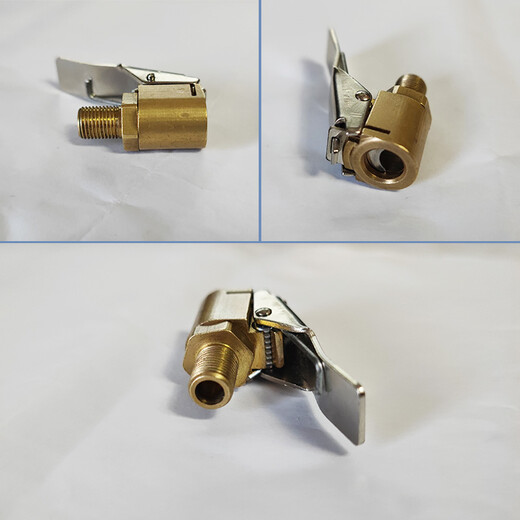 Car air pump accessories quick adapter car single and double cylinder air pump tire valve inflation conversion interface all copper