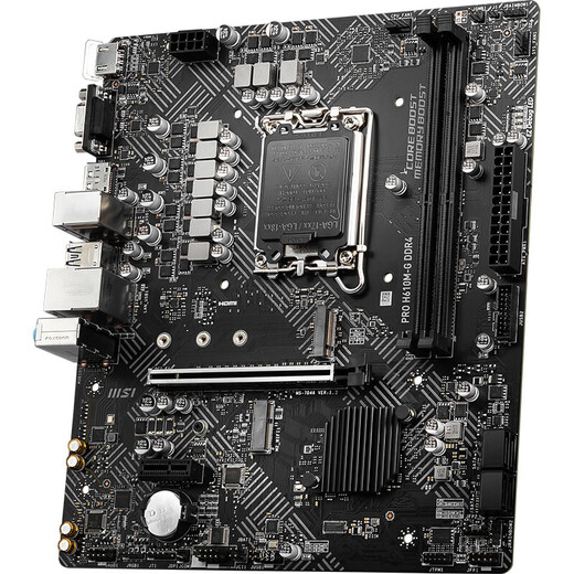 微星MSI B660M B760M Z790 B660迫击炮Mortar爆破弹WiFi Z690刀锋钛台式电脑主板电竞游戏主板 微星H610M-GD4 AX210网卡WiFi蓝牙