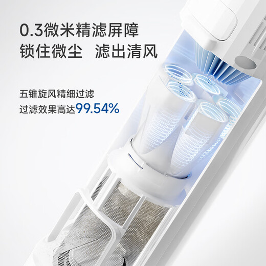 Panasonic Wireless Handheld Staubsauger Automatische Staubsammlung One-Stop Reinigung Haushalt Sterilisation Kostenlose Staubbeutel ohne Reinigung und Müllentfernung KC1 Upgrade Model SKA10W
