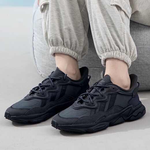 ADIDAS阿迪达斯三叶草男鞋女鞋秋季新款运动鞋OZWEEGO潮流休闲鞋老爹鞋 GY9926黑色 37