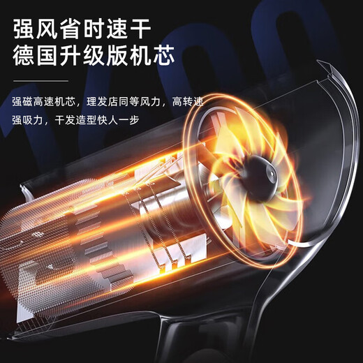 Yier Hair Dryer Home Male and Female Student Dormitory Hair Dryer Blue Light Negative Ion Constant Temperature Hair Care Large and Small Power Portable 800W Fashion White 800W (Special for Family and School Dormitories)