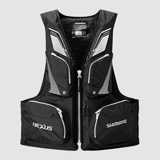 SHIMANO Fishing Vest NEXUS VF-142Q Water-Repellent Multi-Function Vest Life Jacket Red 2XL