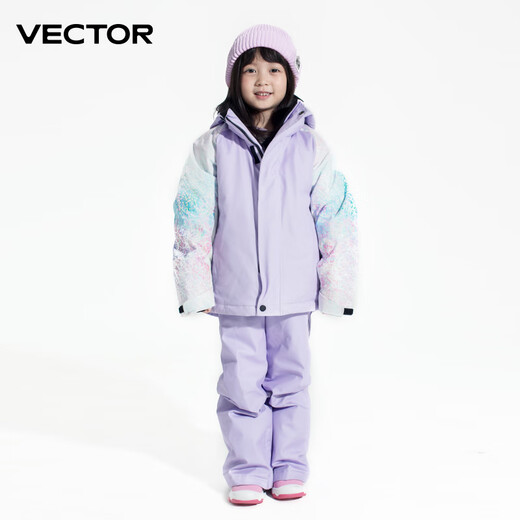 
Vector Children's ski suits, ski pants, men and girls split tops, pants, single board, double board, winter thickened waterproof and warm, Romantic Elf [ski jacket] 130cm