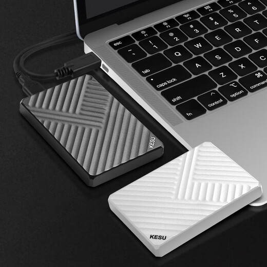 科硕（KESU）移动硬盘USB3.0高速存储手机笔记本电脑连接外接机械硬盘大U盘 500G+硬盘包 K2519-时尚黑Type-c3.1接口