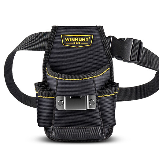 WINHUNT Tool Bag Waist Bag Canvas Small Electrician Tool Bag Multifunctional Work Storage Electrician Waist Bag Upgraded Model