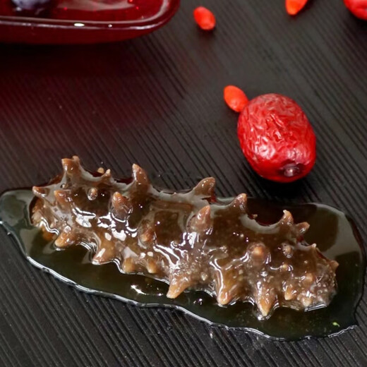 Grandma Zhang's ready-to-eat sea cucumber, authentic Dalian origin, freshly thawed, ready-to-eat, non-dried sea cucumber gift box, 1500g, 3Jin Jin equals 0.5kg, ready-to-eat solids 90%, 15-25 heads