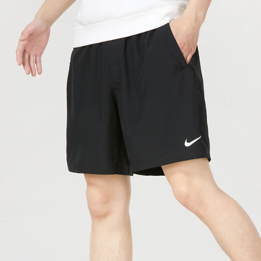 Nike (Nike) Pantalones para hombres, nuevos pantalones deportivos de verano, al aire libre, cómodos y casuales, shorts de secado rápido, pantalones de cinco puntos, DV9858-010 S