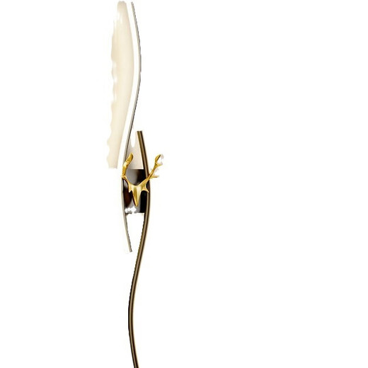 GUYES long wall lamp minimalist light luxury living room wall simple modern bedroom bedside wall lamp Guangdong Zhongshan lamp wall lamp gold 80CM 2.4G stepless dimming