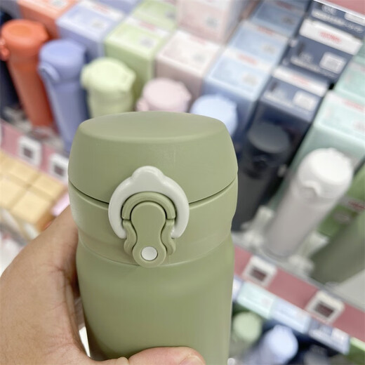 THERMOS 2023 New Japanese Thermos Cup Men's and Women's Portable Stainless Steel Ultra-Light Cute Water Cup JNL-756 Avocado Green 750ml 750ml