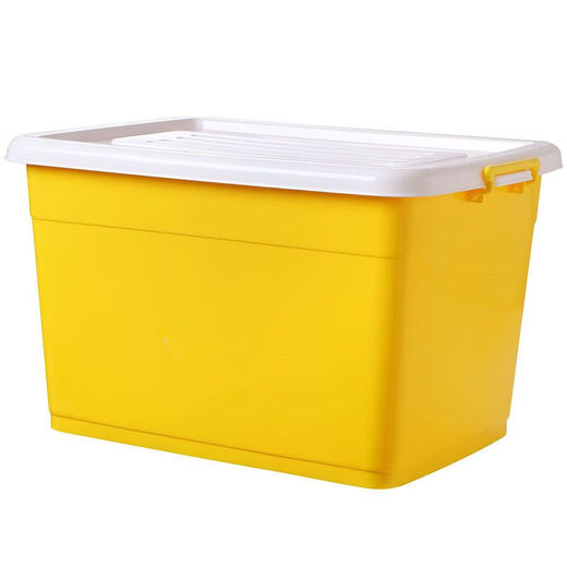 Rongtao extra large thickened plastic storage box storage box with lid storage box clothes quilt storage week sky blue three pieces for 120 students, 170 students, 250 students