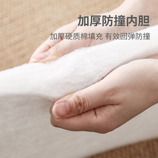 
Belleburg crib bed fence baby children pure cotton bedding splicing bed surround soft bag anti-collision barrier cloth can be detached and washed four-sided circumference Happy Mickey [four-sided circumference + bed sheet] pure cotton model 120*65cm