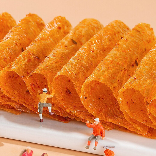 Genji old-fashioned spicy chips nostalgic casual snacks dried tofu spicy strips childhood tofu skin 200g