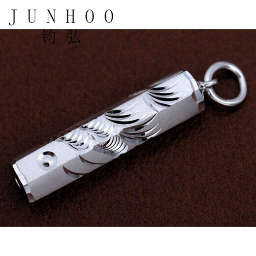 Junhong platinum pendant for men and women pt950 platinum pendant necklace dragon column platinum necklace Valentine's Day gift about 1.6 grams 2.3CM*0.4CM hexagon