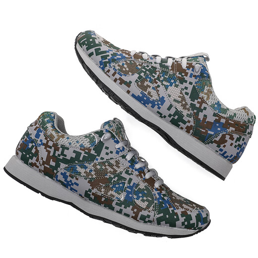 Junxingtianxia new ultra-light camouflage shoes hiking shoes men's outdoor mountaineering shoes sports training running shoes rubber shoes non-slip wear-resistant running shoes-1 41 255