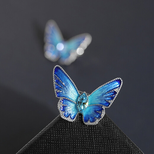 Ancient brooch, high-end women's exquisite niche corsage gift box, anti-exposure pin, scarf button, suit, suit coat accessories, T594 fantasy brooch 6-piece set, lighting gift box