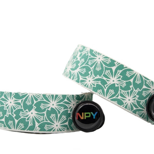 Bicycle handlebar bent handlebar strap NPY Sakura road handlebar strap anti-slip shock absorption winding wear-resistant and breathable white background black flower boxed