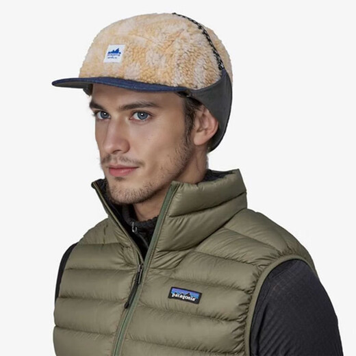 Patagonia Range Men's Earllap Invierno Protección de oído en espesor al aire libre y sombrero cálido Patagonia 33530 PNNL Light White L Size Head Circle 58-62cm