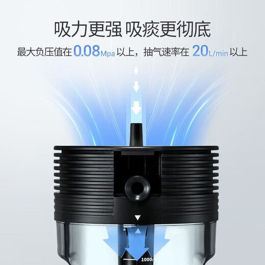 Yuwell sputum suction device 7E-B5 household electric sputum suction device for middle-aged and elderly people portable sputum suction device for elderly people with original sputum suction tube