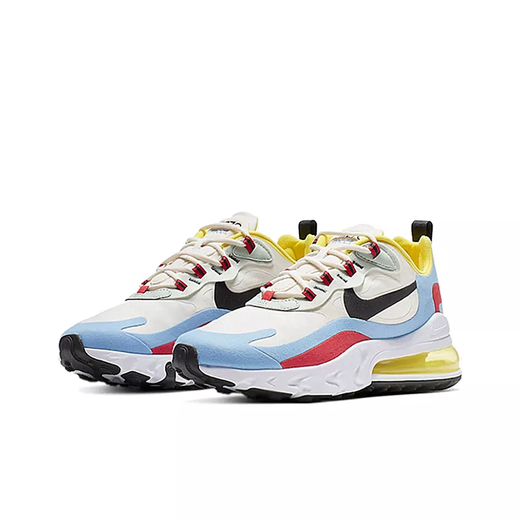 Nike (Nike) Летняя новая женская обувь Air Max270 React Air Cushion Shoes Комфортно повседневная амортизационная износостойкая спортивная обувь At6174-002 36