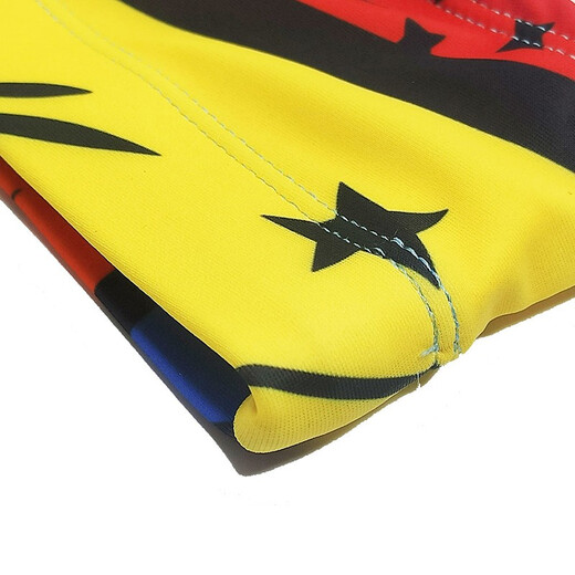 UXH男低腰泳裤性感三角泳裤柔软贴身沙滩动漫设计男士涤纶面料 黄色 L