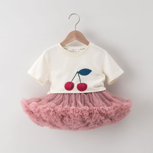 Children's tutu skirt, bunny skirt, princess skirt, short skirt, girls' skirt, tutu skirt, girl's holiday gift skirt, wine red star 120 (M) (height 100-120cm)