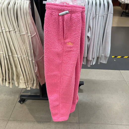 耐克（NIKE）运动裤女裤秋冬冬季新款摇粒绒加绒保暖休闲裤健身裤子收口长裤 DQ6262-684 M