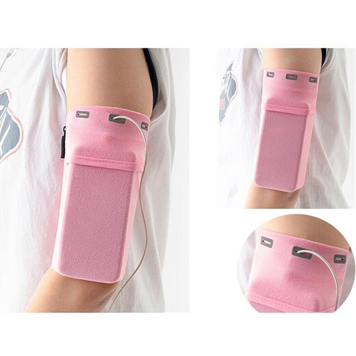 Chanhe Sports mobile phone arm bag men's and female outdoor fitness equipment running bag arm bag arms with arms and gray L (suitable for arm circumference 27-29cm)