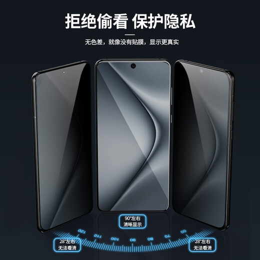 Smorss [2-piece dust removal] is suitable for Huawei Pura70 anti-peeping tempered film HUAWEI P70 mobile phone film Full screen coverage HD anti-wear fingerprint protection film