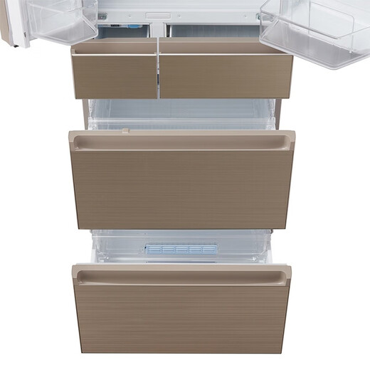 Panasonic (Panasonic) Japan imported refrigerator NR-F507HX 496L overhead compressor -3 micro-frozen fresh-keeping Nanoyi sterilization automatic ice making 496L quicksand gold originally imported from Japan